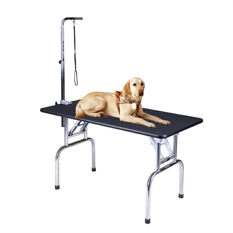 プチリュバンのトリミングテーブル/台面グリーン ペットの犬と猫 トリミングテーブル 折りたたみ トリミング台 美容テーブルの台