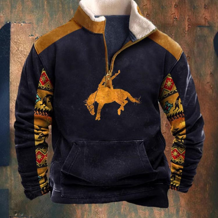 ハーフジップ カジュアル 防寒 防風 裏ボア 柔らかい ゆったり フード付き トレーナー 暖かい スウェット プルオーバー メンズ