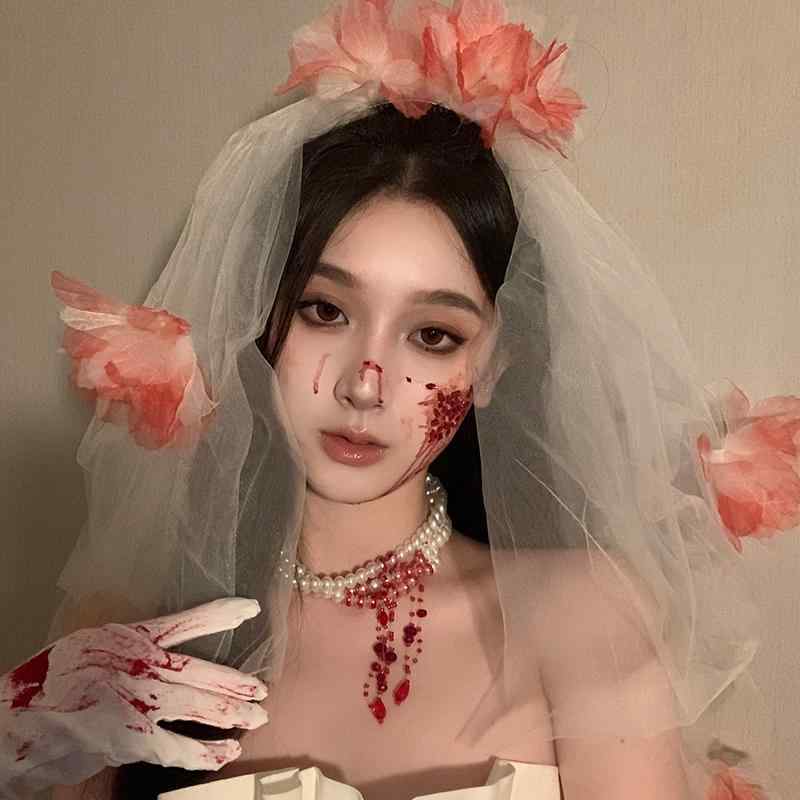 帽子 アップ ドレス 写真 パフ ゴシック ダーク レディース アクセサリー ヘア ベール フラワー ハロウ..