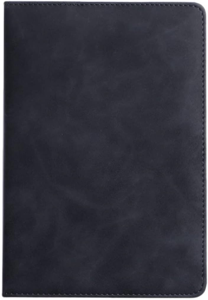 就職 オフィス 日記帳 100枚 カード A5*2 スケジュール手帳 ビジネス手帳 横書き 横罫線入り PUレザー ノート手手帳 メモ手帳 し