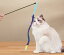 長め竿 インタラクティブトイ ペット用トイ 猫用グッズ 手動おもちゃ 室内用おもちゃ ハンティング遊び..