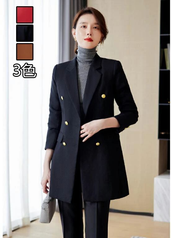 チェスターコート トレンチコート アウター ロングコート ブラック/レッド/カーキ 卒業式 S~4XL 30代40..