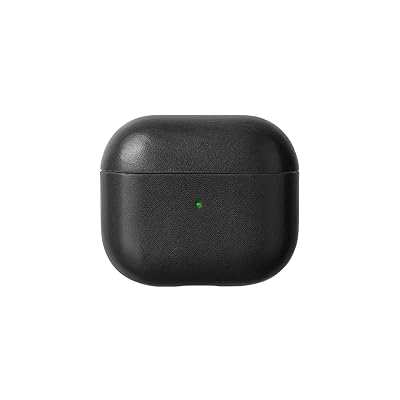 Leather Case Airpods Gen 3対応 - イタリア製本革レザーケース 全面保護カバー Qiワイヤレス充電対応 (ブラック) Leather Case Airpods Gen 3対応 - イタリア製本革レザーケース 全面保護カバー Qiワイヤレス充電対応 (ブラック)