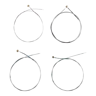 バイオリン弦 4本セット ステンレス鋼製 良質 丈夫で長持ち 3/4 & 4/4 ヴァイオリン ストリング E・A・D・G スチール弦セット バイオリン 交換部品