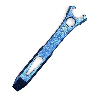 (ハマンズ) チタン EDC プライバー マルチツール 栓抜き コンパクトサイズ EDC マルチツール クローバー レンチ ドライバー
