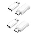 マイクロUSB変換アダプタ Type-C (メス) to Micro USB (オス) 変換アダプタ小型 簡単4個入 り マイクロUSB変換アダプター X 変換...