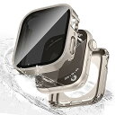【2in1 防水の覗き見防止設計】 対応 アップルウォッチ カバー Series 9 8 7 45mm 対応 Apple Watch カバー 一体型 新デザイン 超薄型 PC+ガラス素材 全面保護 装着簡単 高透過率 高耐久 耐衝撃 Apple Wa
