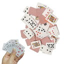 54枚 ミニトランプ ミニチュア 3.2*4.2(cm) 2個セット トランプ 可愛い ゲームポーカー ペーパートランプ 家族 パーティー おもしろ グッズ 面...