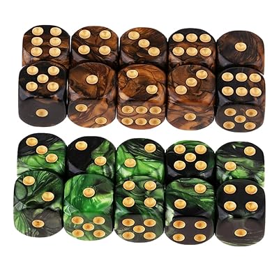 20 ¿Υ D6 6̥16mm Dungeons and Dragons DND TRPG MTG ʤɥơ...