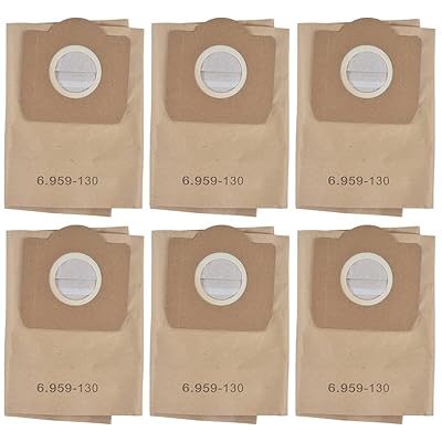 ケルヒャー 掃除機に対応 紙パック 6.959-130.0 WD3200 WD3300 掃除機バッグ（6枚入り）