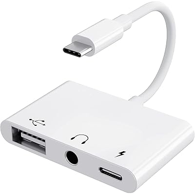 USB C 変換アダプタ 3in1 USB+3.5mm イヤホンジャック 変換ケーブル USB Type C USBカメラアダプタ タイプC OTGケーブルUSB-C 充電 イヤホン 同時 iPhone 15/MacBook Pro/MacBook USB C 変換アダプタ 3in1 USB+3.5mm イヤホンジャック 変換ケーブル USB Type C USBカメラアダプタ タイプC OTGケーブルUSB-C 充電 イヤホン 同時 iPhone 15/MacBook Pro/MacBook