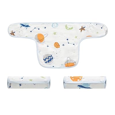 抱っこ紐 よだれカバー 胸当てよだれカバー 綿100% 6重ガーゼ よだれパッド ベビーキャリア 子守帯 ベルトパッド サッキングパッド ベビーギフト 出産祝い エルゴやベビービョルンなどの抱っこ紐に最適 (惑星3枚組) 抱っこ紐 よだれカバー 胸当てよだれカバー 綿100% 6重ガーゼ よだれパッド ベビーキャリア 子守帯 ベルトパッド サッキングパッド ベビーギフト 出産祝い エルゴやベビービョルンなどの抱っこ紐に最適 (惑星3枚組)
