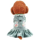 ペット服 犬の服 猫の服 犬 ワンピース ドレス スカート 洋服 可愛い うさぎ姫フラワードレス 散歩着 お出かけ 部屋着 記念撮影 小中型犬 ワンピース 春夏...
