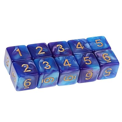 10 ¿Υ D6 6̥16mm Dungeons and Dragons DND TRPG MTGʤɥơ...