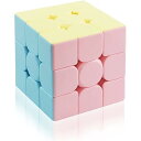 マカロンキューブ マジックキューブ ステッカーレス 3x3x3 魔方 競技用キューブ 立体パズル 回転スムーズ プロ向け 達人向け 知育玩具 (競技用版) (マカロンキューブ)