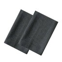 ティータオル 北欧 2枚セット キッチンタオル 45×65cm コットン100% ワッフル織り柔らかく キッチンクロス グレー ベージュ ふきん 母の日 プレゼ...