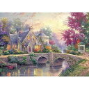 (50x70cm) 1000ピース ジグソーパズル 夏 サマー トーマス・キンケード パズル 1000 風景 森 景色 生き生き 季節 おしゃれ インテリア プレゼント