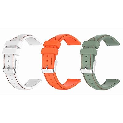 for HUAWEI WATCH GT5 Pro 46mm/GT5 46mm バンド ベルト 3色セット シリコン 交換バンド WATCH GT4 46mm/GT3 Pro 46mm/GT 3 46mm 交換ベルト 替えバンド アクセサリー (ホワイ for HUAWEI WATCH GT5 Pro 46mm/GT5 46mm バンド ベルト 3色セット シリコン 交換バンド WATCH GT4 46mm/GT3 Pro 46mm/GT 3 46mm 交換ベルト 替えバンド アクセサリー (ホワイ