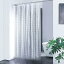 「EVA素材 丈200cm」シャワーカーテン 半透明 ビニールカーテン 防カビ 180×200CM 間仕切り 冷暖房効率..
