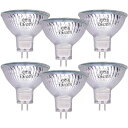 MR16ハロゲンランプ スポットライト 省エネハロゲンランプ 12V 20W 省エネ ホワイト ランプ プラスチック 6個入