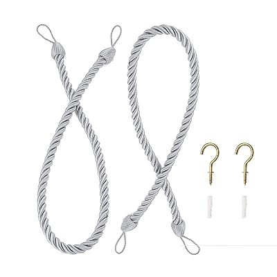 カーテンロープ カーテン タッセル カーテン留め 飾り カーテンアクセサリー シンプル 紐 締め 房掛け ..