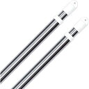 物干し竿 丈夫な鋼管に清潔なステンレスを被覆した2重構造パイプ パイプ太さ29.4mm 耐荷重50kg 洗濯物がたくさん干せる 屋内・屋外使用可 伸縮自在 洗濯竿 洗濯棒 ストレート竿 2本セット 2.1m~3m