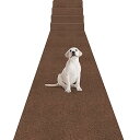 廊下 カーペット 吸着 廊下敷き 90×600cm 厚さ4 mm ロングカーペット ズレない 洗える 撥水 おしゃれ 無地 PU 防音 ラグ 無地 ペット 置くだけで吸着マット ロングマット ロールマット(ブラウン)(3)
