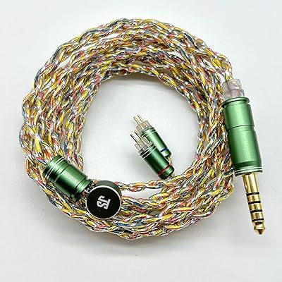 【-Fairy】2pin4.4mmリケーブルバランス 金メッキと銀メッキと銅混合&銀箔線材 4.4mm交換ケーブル 2pin..