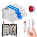 圧縮袋 旅行用 衣類圧縮袋 8枚入 USB 電動ポンプ付き 40*40 *3枚 /40*50 *3枚 /40*60 *2枚 衣類収納 真空収納袋 USBポンプ 吸引機 収納袋 小物収納 防臭 防塵 防湿 防カビ 高密封性 圧縮パック 収納圧縮袋 家庭