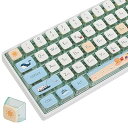 120 キー ASA プロファイル PBT プディング キーキャップ スペース キーキャップ 昇華型カスタム キーキャップ チェリー Gateron MX スイッチ メカニカル ゲーミング キーボード用(Colorful Summer)