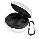 For Anker Soundcore Life P3 ケース シリコンケース 収納カバー保護ケース 耐衝撃性 落下防止保護 着脱簡単 男女兼用 装着充電可能 防水 防塵 軽量(ホワイト)(2)