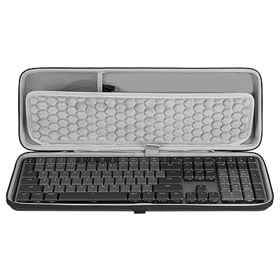 フルサイズ キーボードケース、ハードシェル トラベルキャリーバッグ、ロジクール Logicool MX メカニカル ワイヤレス イルミネーション パフォーマンス キーボード/ロジクール Logicool MK955 / Signature Slim フルサイズ キーボードケース、ハードシェル トラベルキャリーバッグ、ロジクール Logicool MX メカニカル ワイヤレス イルミネーション パフォーマンス キーボード/ロジクール Logicool MK955 / Signature Slim