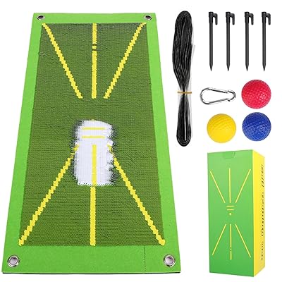 ゴルフ 練習 マット ゴルフマット 25×50cm 跡がつく ゴルフ練習器具 確認 スイング アプローチ 軌道確認 素振り ダフりチェック 練習用マット 室内外対応