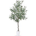 人工観葉植物 フェイクグリーン 「オリーブ 高さ120cm」造花 観葉樹 インテリアグリーン 光触媒 消臭 オフィス ホーム 室内 デコレーション