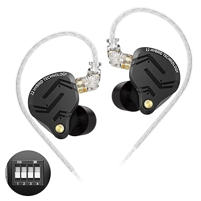 KZ ZS12 Pro X イヤホン KZ ハイエンド5BA+1DDハイブリッドイヤホン 有線 カナル型 イヤモニ 耳掛け 高遮音性 HIFI音質 オールメタル ノイズ減少 HIFI高忠実 インイヤー プロ仕様 低音強化 Wired Earphone