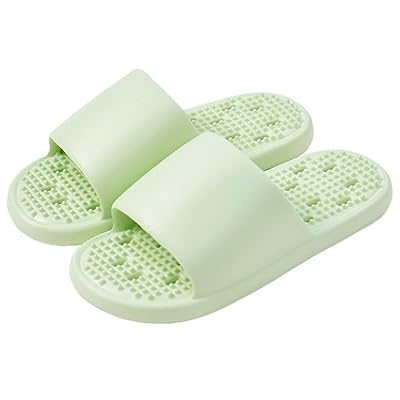 ベランダ サンダル 足つぼふみふみ 穴あき バス スリッパ EVA 軽量 水が溜まらない シャワーサンダル ..