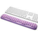 メモリーフォーム キーボードリストレスト 最新3.0波形カーブ設計 高弾性メモリーフォーム 滑り止めベース 快適サポート&疲労軽減 フルサイズキーボード対応 仕...