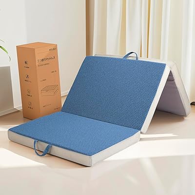 【高反発 硬め190N 密度26D】折りたたみマットレス シングル厚さ10cm 三つ折りマットレス 高反発マットレス 敷き布団高反発 折り畳み 体圧分散 腰痛対策 硬め 抗菌 防臭 ウレタン 通気性 全寝姿勢対応 横寝姿勢 腰への負担 軽減 寝心地