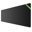 マウスパッド 大型 ゲーミングマウスパッド 800x300x3mm 光学式 レーザー ゲーミング 仕事 滑り止め Mouse Pad 黒 ブラック(2)