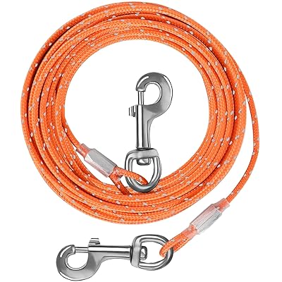 係留ロープ 犬 鎖 3/4.5/6/9M 外用ドッグチェーン ワイヤーリード 60KG 犬 ケーブル ワイヤーロープ庭用犬ランナー