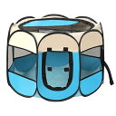 ペットサークル メッシュサークル 折りたたみ S L XL 幅74cm 幅91cm 幅114cm 超小型犬 小型犬 中型犬 飛び出し防止屋根付き 室内 屋外 持...