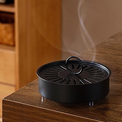 蚊取り線香 ホルダー 大型 蚊取り線香入れ 蚊取り線香 ケース 缶 おしゃれアウトドア キャンプ 釣り用 蚊遣り器