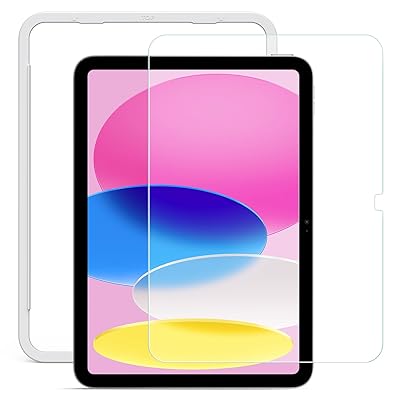 ガラスフィルム iPad 第10世代 (10.9 インチ 2022) 用 フイルム ガイド枠付き 強化 ガラス 保護フイルム iPad 10世代 対応 NTB22I574 1枚