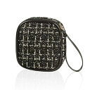 ポーチ メイクポーチ 持ち運び ミニポーチ 黒 コスメ収納 ポーチ 小さめ 小物入れ ポーチ 層間あり 大容量 かわいい コンパクト 生理用品 ポーチ レディース おしゃれ エレガント ブラック