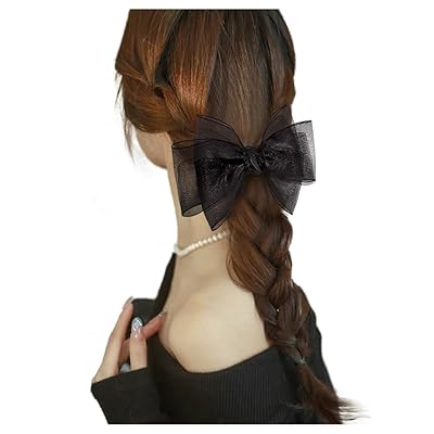 ヘアクリップ バレッタ メッシュ キラキラ 蝶結び 優しい エレガント 森ガール 可愛い シンプル クリップ 髪飾り 髪留め 上品 コーディネート ヘアアクセサリー おしゃれ 日常 結婚式 通勤 通学 パーティー お祝い 卒業式