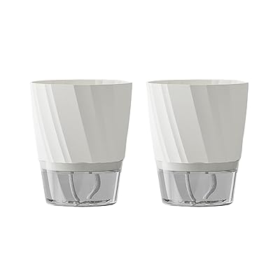 植木鉢 ハイドロカルチャー 鉢 水耕栽培 観葉植物 1個 2個 自動給水 給水ひも付き プラスチック プラン..