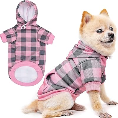 犬 服 冬 ペット服 おしゃれ チェック柄 犬の服 犬 犬用パーカー フーディー ペット 防寒 犬洋服 シャツ 秋 春 衣装 ベスト 犬 サークル スポーツ服 柔らかさ 家着 袖あり お散歩 ポリエステル 犬用服 ドッグウェア タンクトップ 小型犬