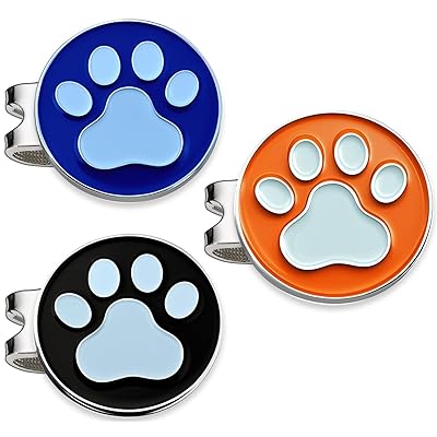 ゴルフ マーカー ゴルフキャップクリップ 磁気 ロゴボールマーク かわいい猫犬 肉球 デザイー 磁気 台座 3個入り(3色肉球) ゴルフ マーカー ゴルフキャップクリップ 磁気 ロゴボールマーク かわいい猫犬 肉球 デザイー 磁気 台座 3個入り(3色肉球)