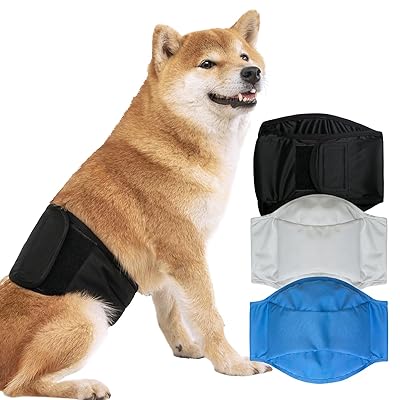 PET 犬用マナーベルト 雄犬用おむつ 犬用オムツカバー 男の子 お散歩 お外出 室内 おでかけ 介護 発情期 通気性 吸水性良い 再利用可能（（新）ブラック M）