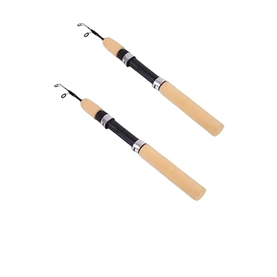 穴釣り用ロッド75cm 2本セット 短竿 収納時約32cm 穴釣り ヘチ釣り コンパクトロッド 振り出しロッド